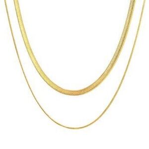 Double Herringbone Necklace